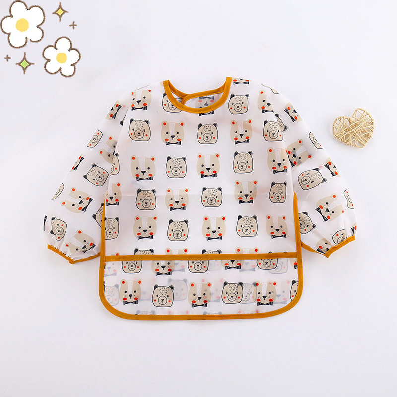 Baby Silicone Cartoon Bib 0-6  - Silicone Baby Bibs ulasan dan harga