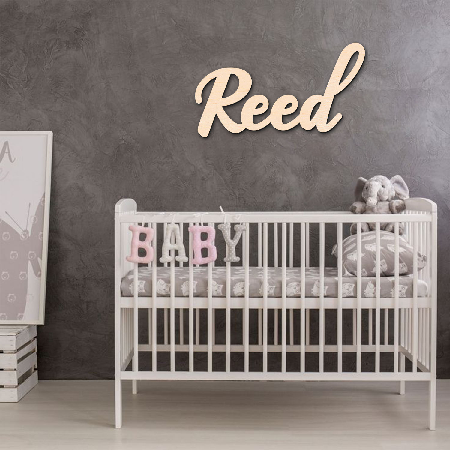1pc personalized wooden surnam - Baby Gate Stairs ulasan dan harga