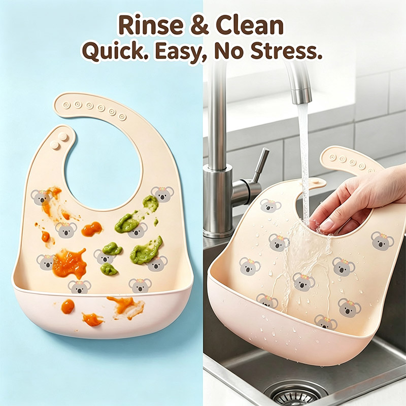 Silicone Baby Feeding Bib Wate - Silicone Baby Bibs ulasan dan harga