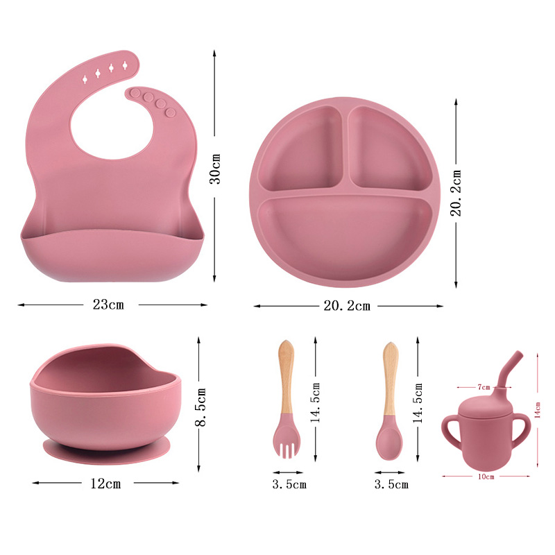 Children's silicone tableware  - Silicone Baby Bibs ulasan dan harga