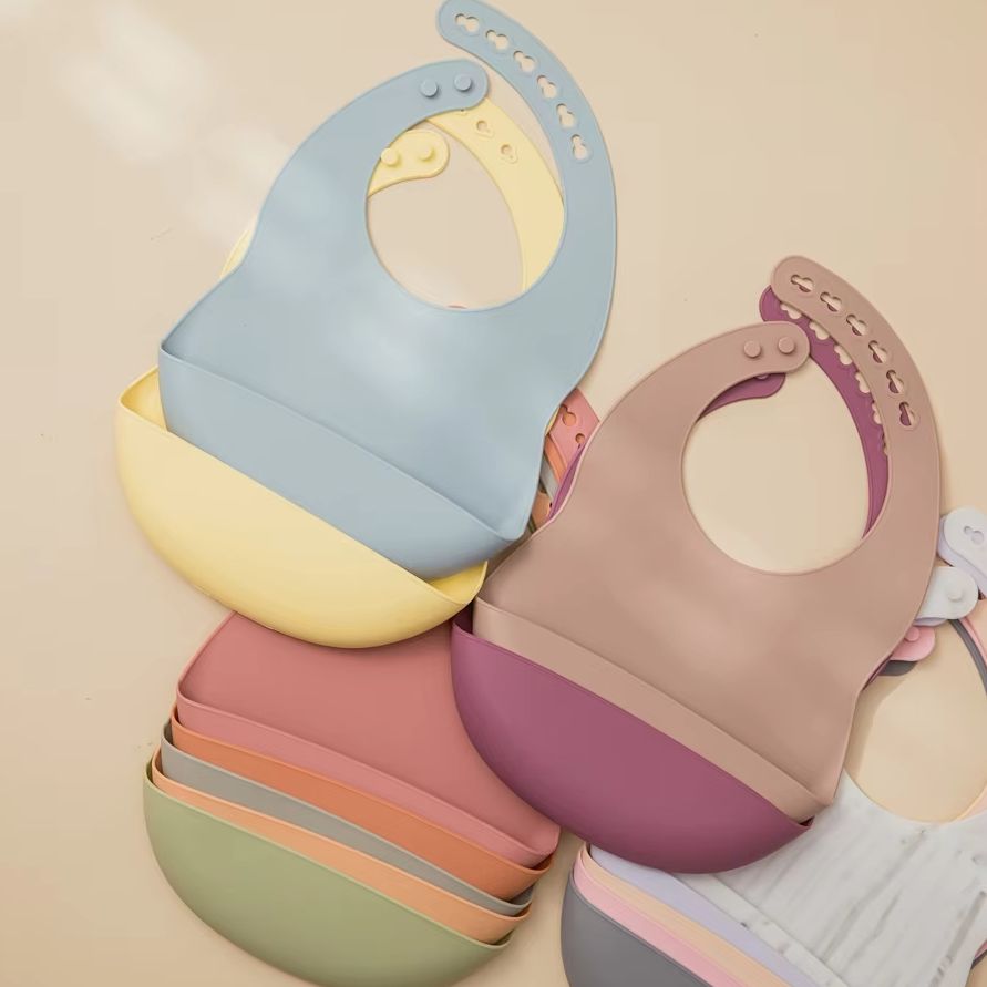 Baby Bibs for Mealtime Waterpr - Silicone Baby Bibs ulasan dan harga
