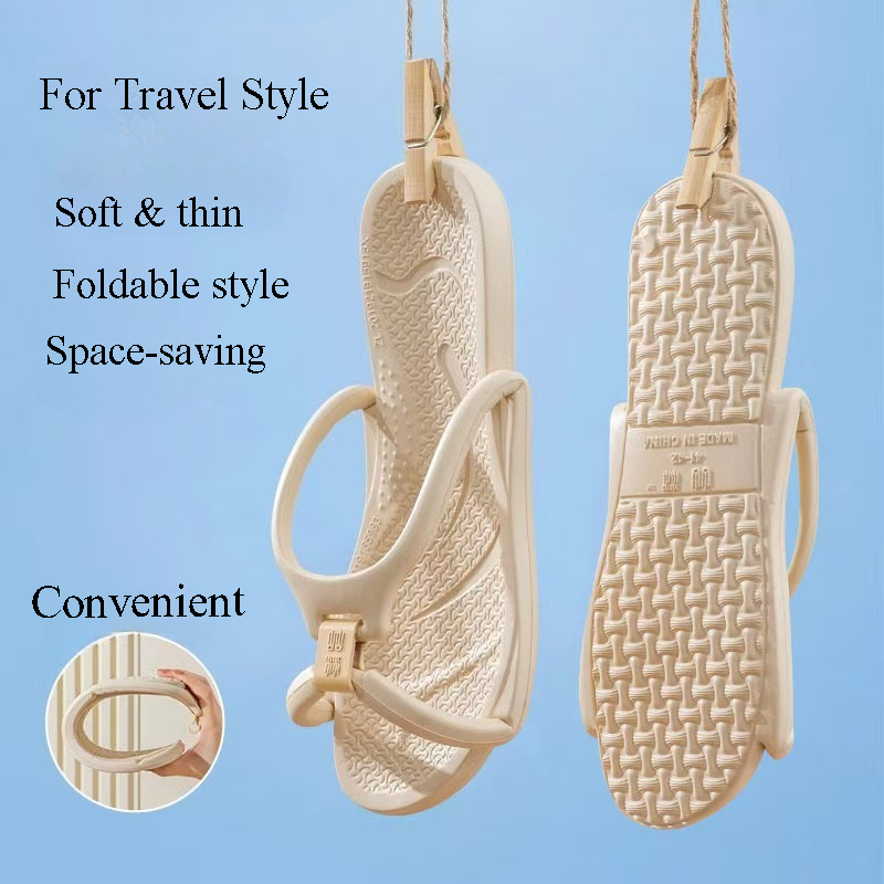 Foldable Travel Slippers Unise - Baby Gate Stairs ulasan dan harga